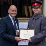 Lance Corporal James Symington, British Army Band Colchester, wins our military march award