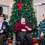 Christmas visit to Care for Veterans